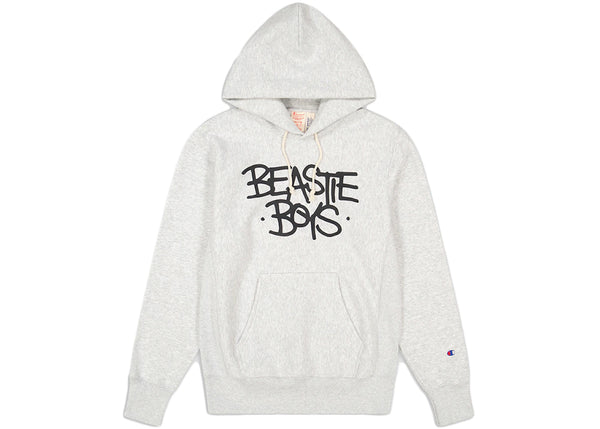 Champion x Beastie Boys x Eric Haze Reverse Weave Hoodie Oxford Grey