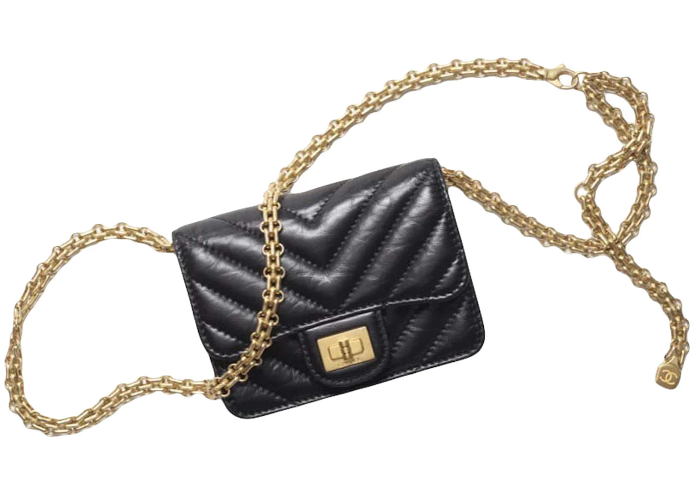Chanel 2.55 Belt Bag Black (AP2994-B09384-C3906)
