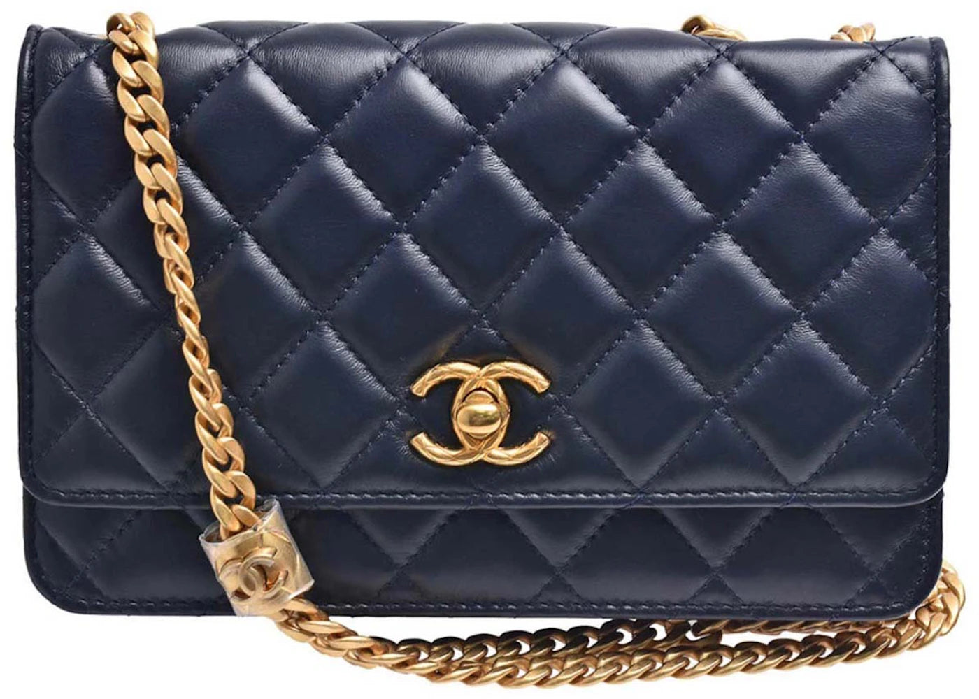 Chanel Adjustable Strap WOC Navy Blue (AP3043)