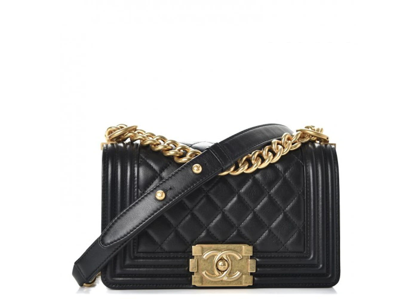 Chanel Boy Flap Quilted Diamond Lambskin Small Black