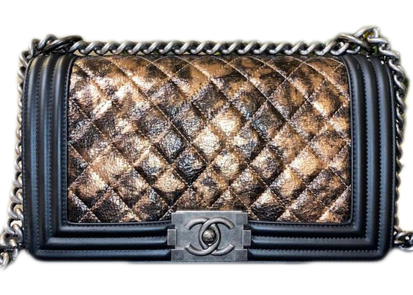 Chanel Boy Medium Quilted Goatskin 18K Copper