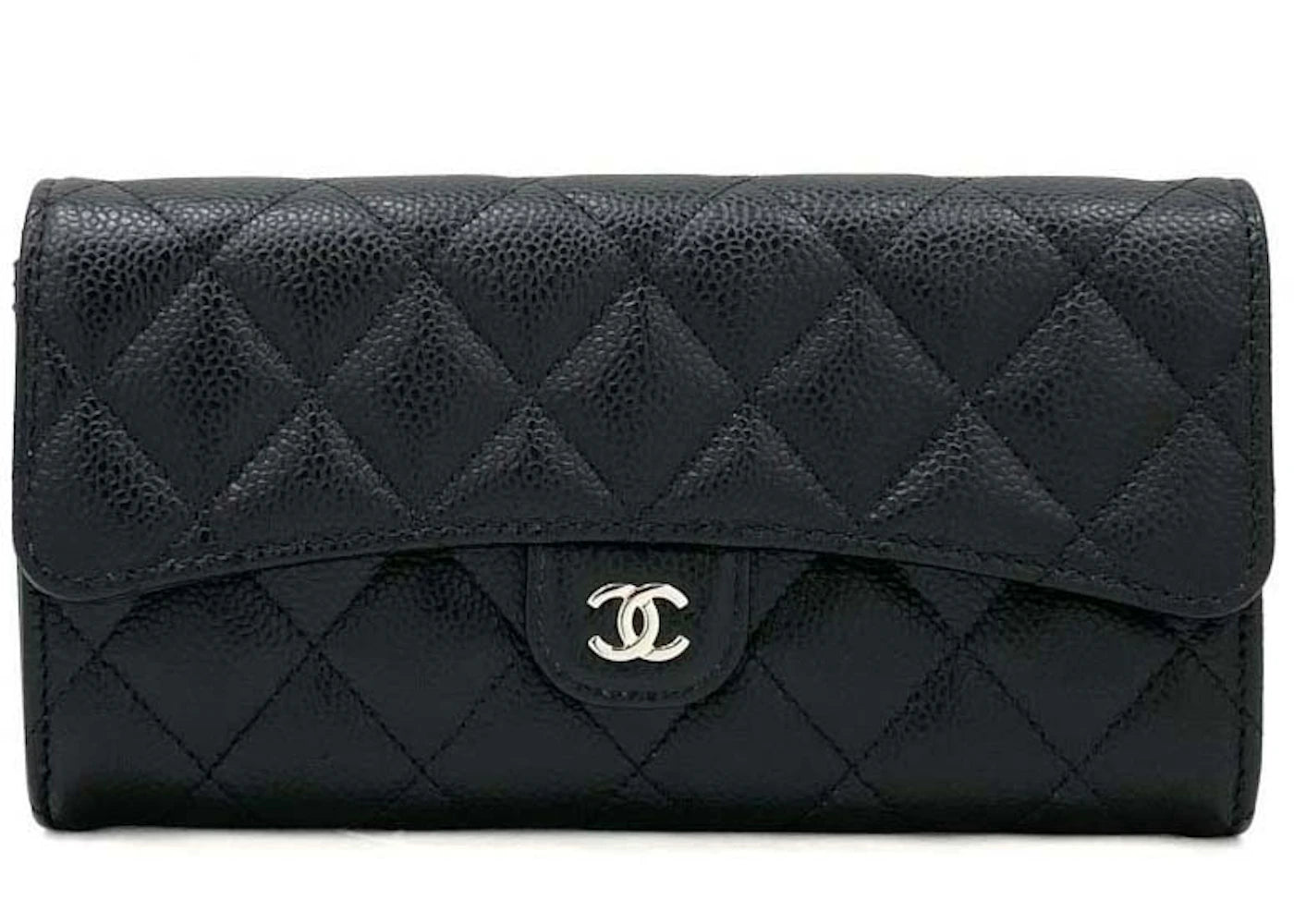 Chanel Classic Flap Long Wallet Black (AP0241)