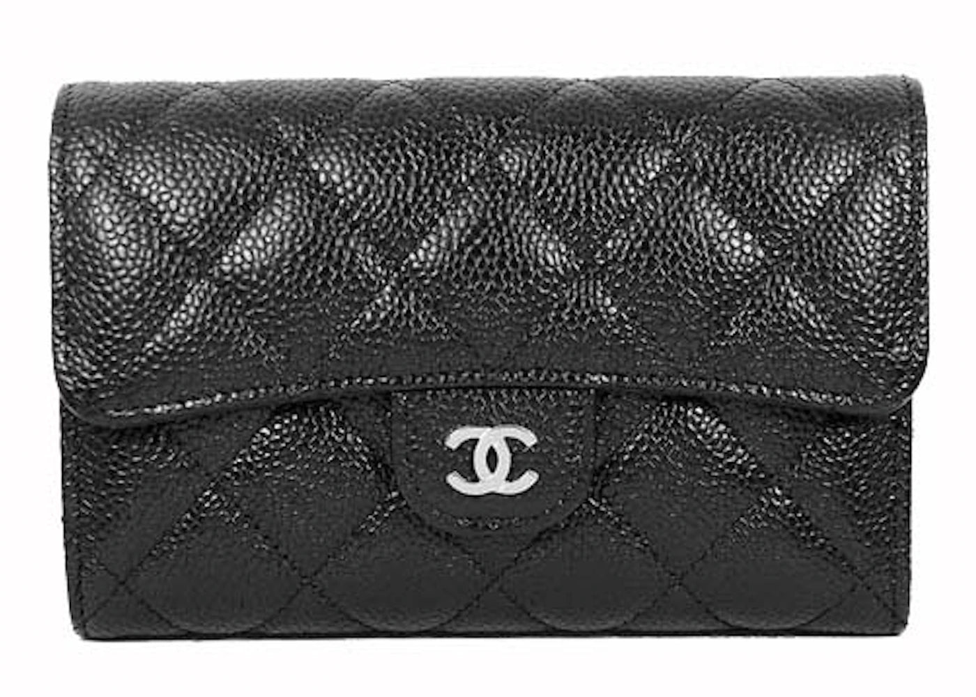 Chanel Classic Medium Flap Wallet Black (AP0232)