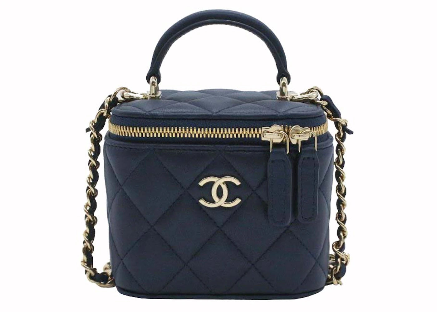 Chanel Classic Mini Vanity Navy Blue (AP2198)