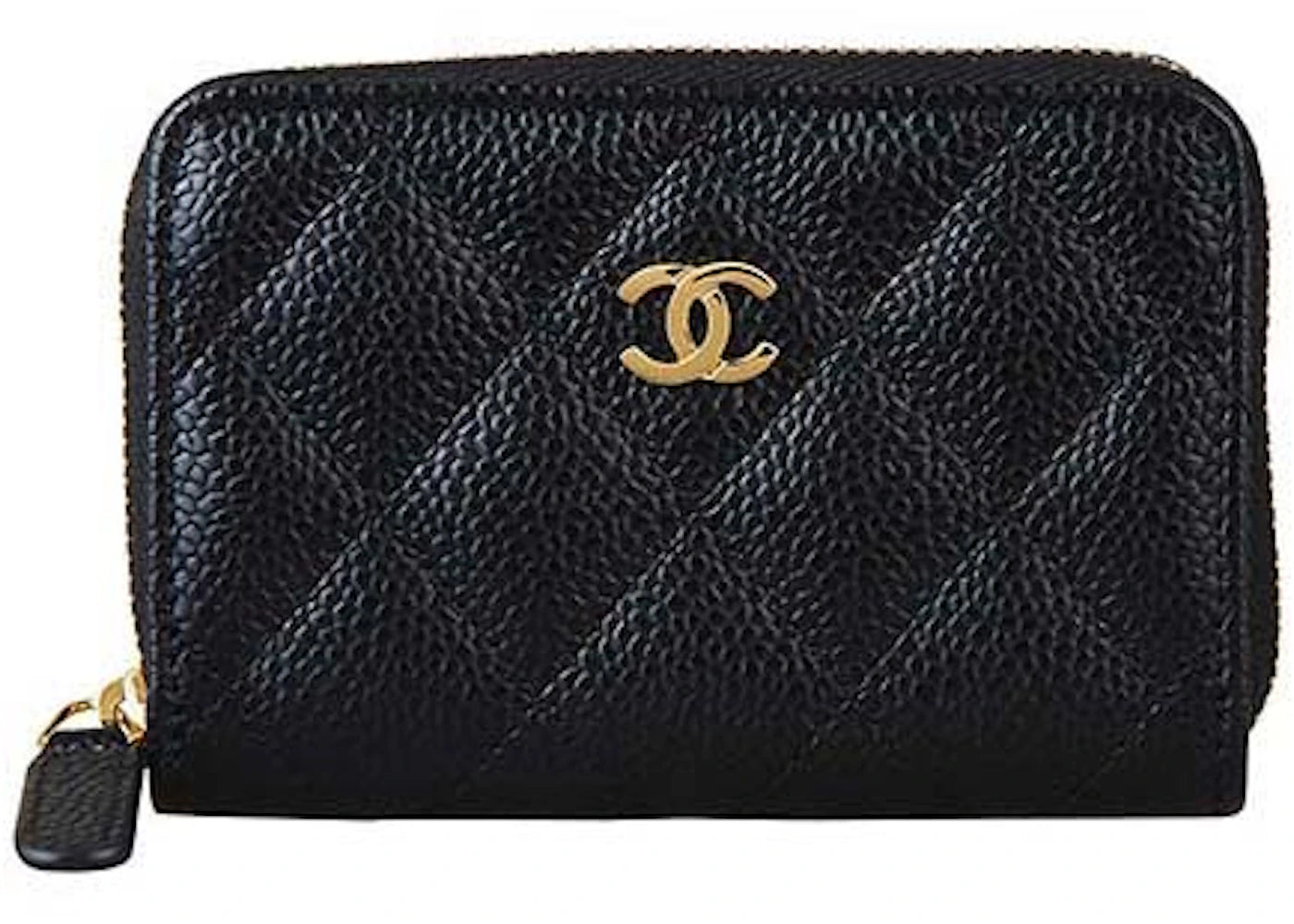 Chanel Classic Zipped Coin Purse Black (AP0216)