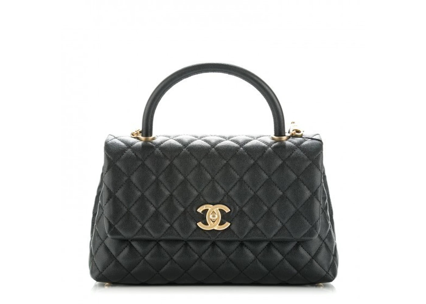 Chanel Coco Handle Flap Quilted Small Black