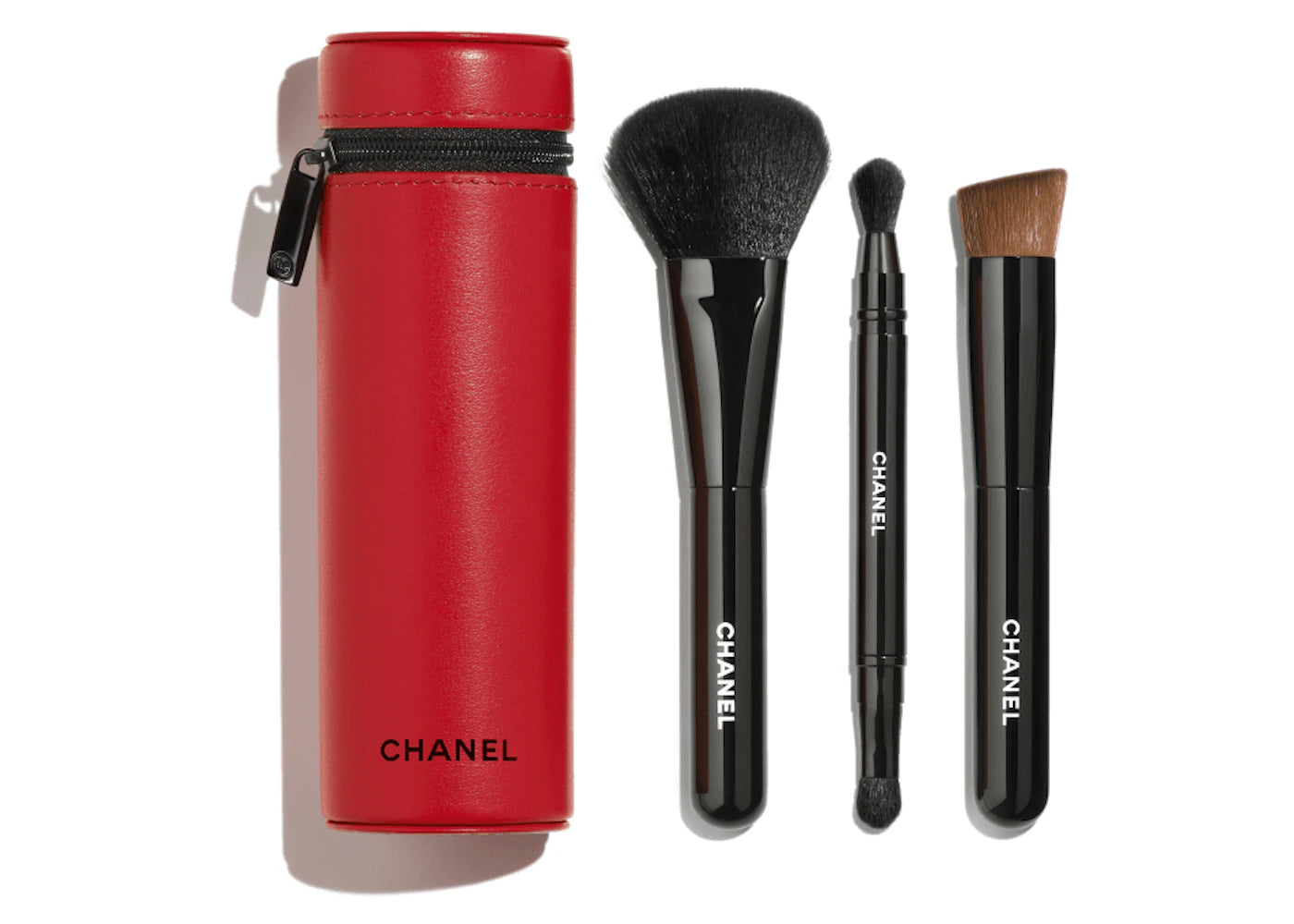 Chanel Codes Couleur Limited-Edition Collection of 3 Essential Brushes 147 - INCENDIAIRE
