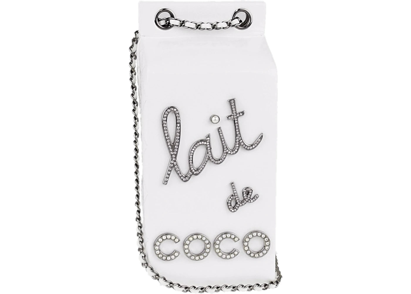 Chanel Evening Bag Lait de Coco White