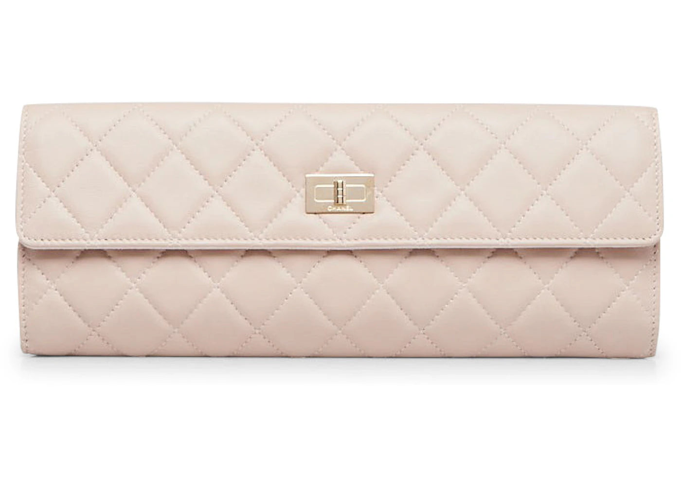Chanel Jewelry Case Quilted Diamond Pink