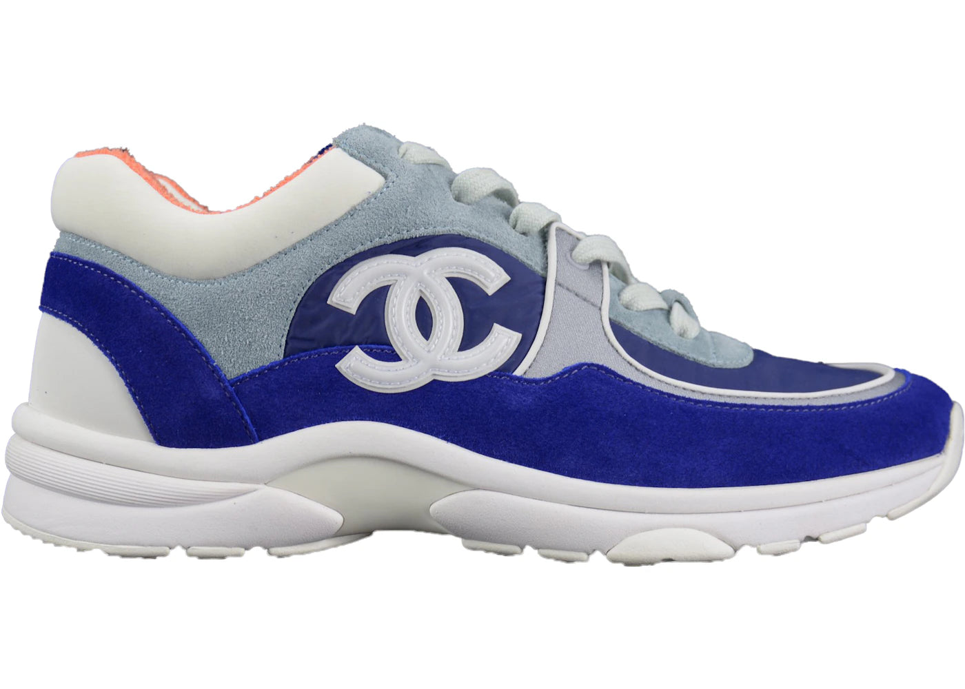 Chanel Low Top CC Purple Blue