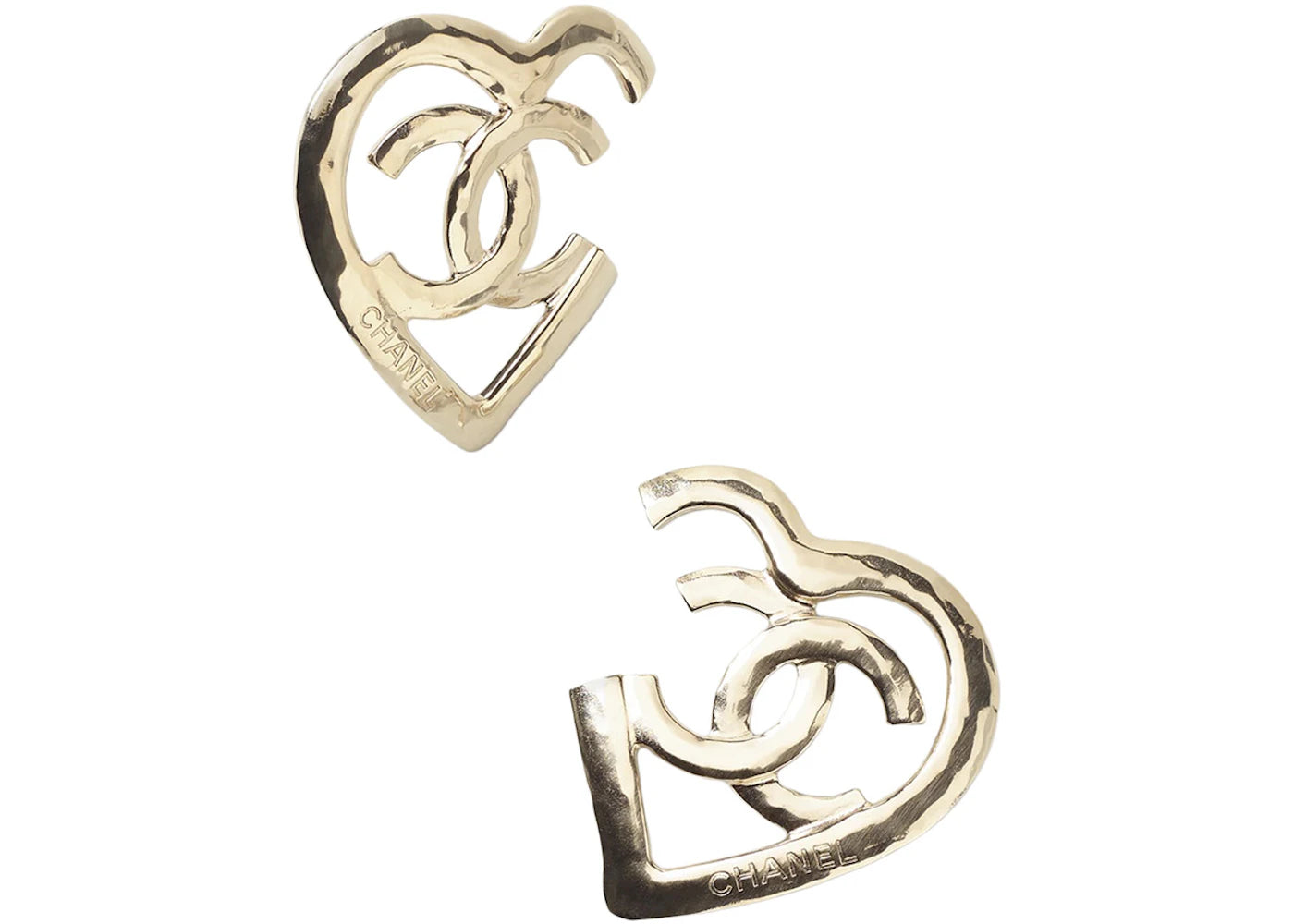 Chanel Metal Earrings Gold