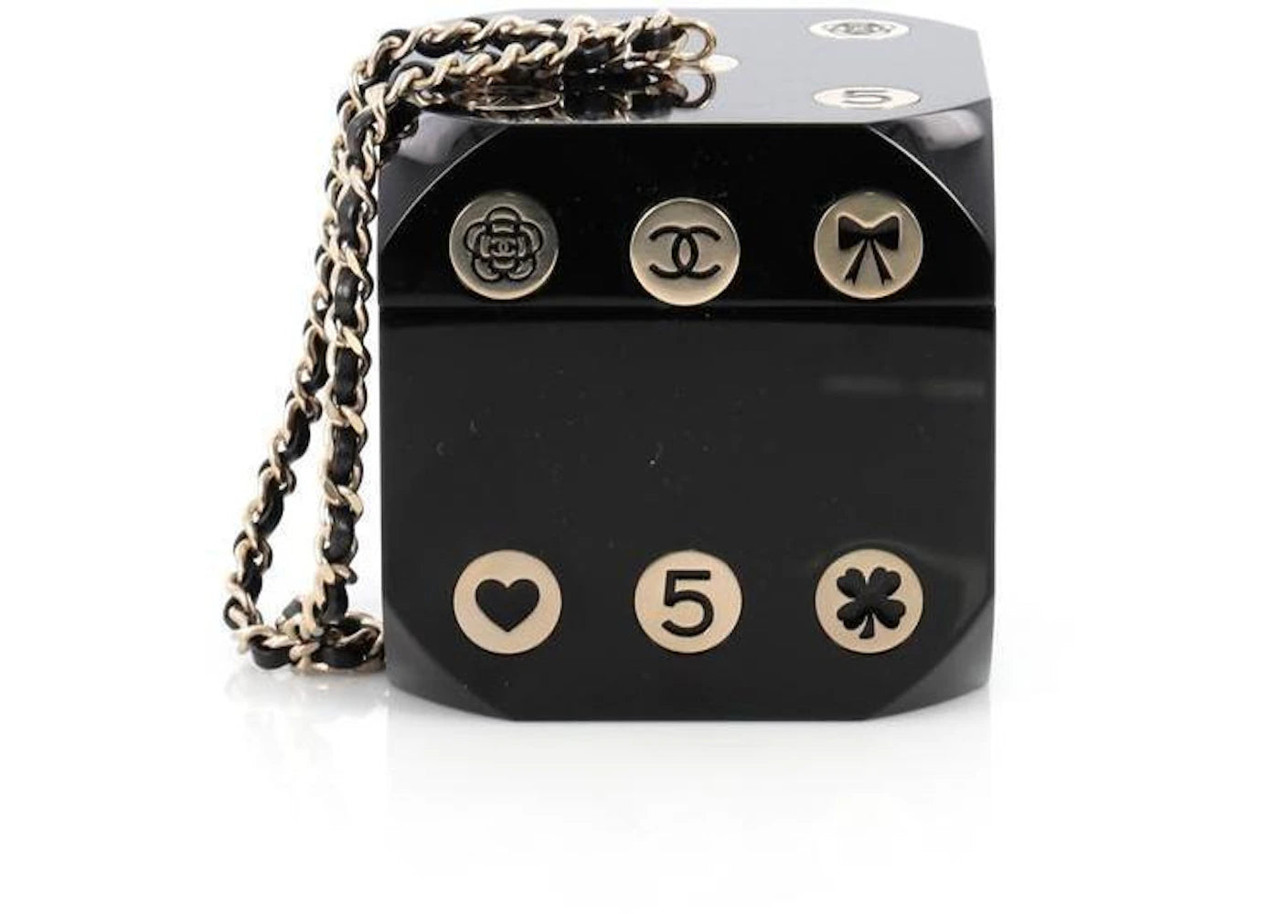 Chanel Minaudiere Dice Black