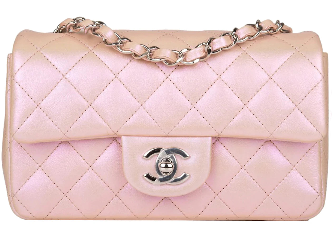 Chanel Mini Rectangular Flap Bag 21 Pink