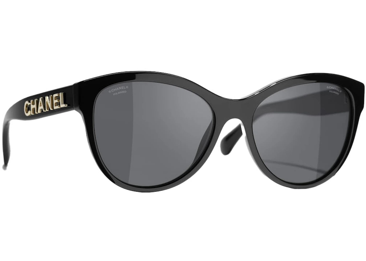 Chanel Pantos Polarized Sunglasses Black (5458 C622/T8)