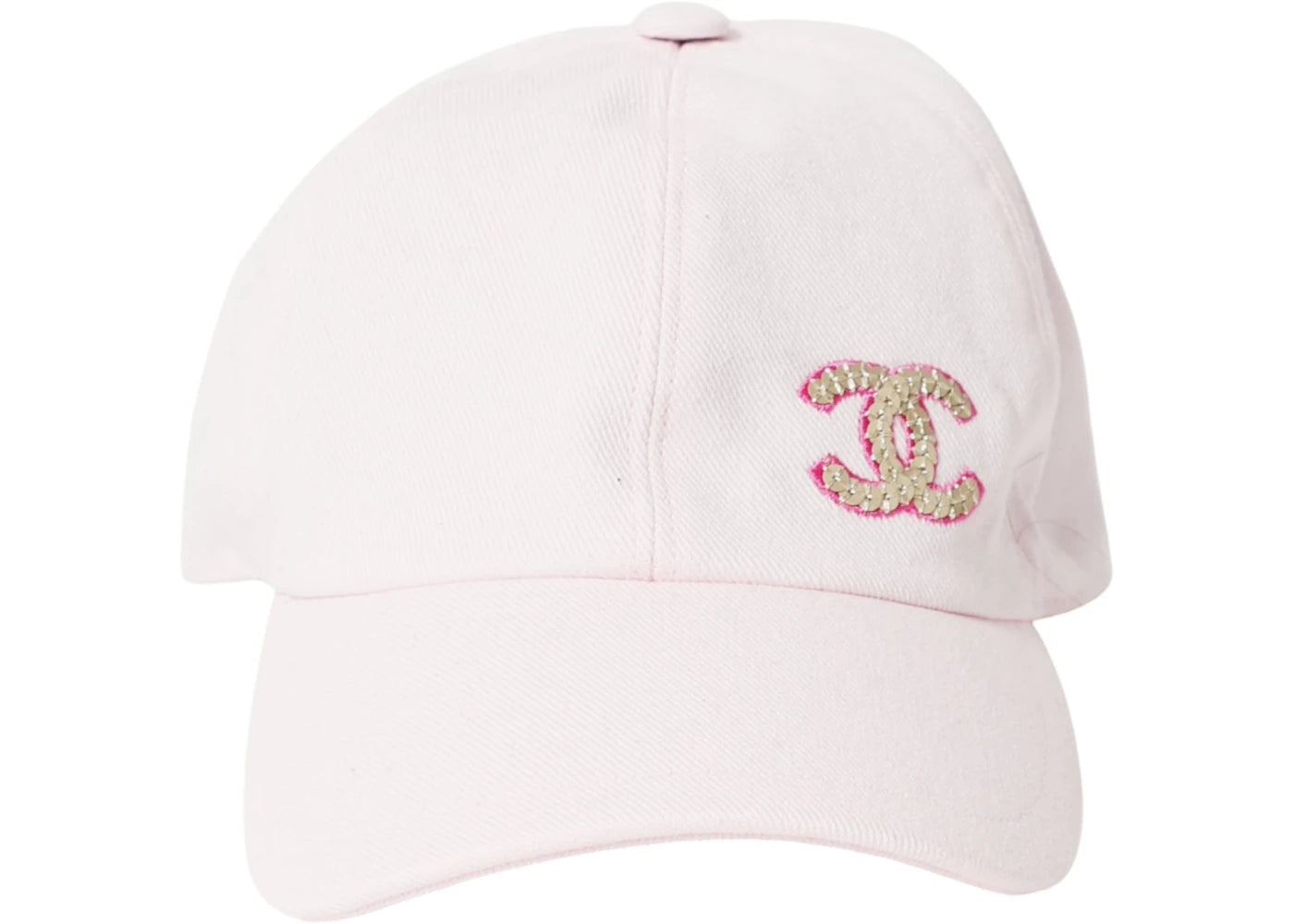 Chanel Pastel CC Embellishment Baseball Cap Rose