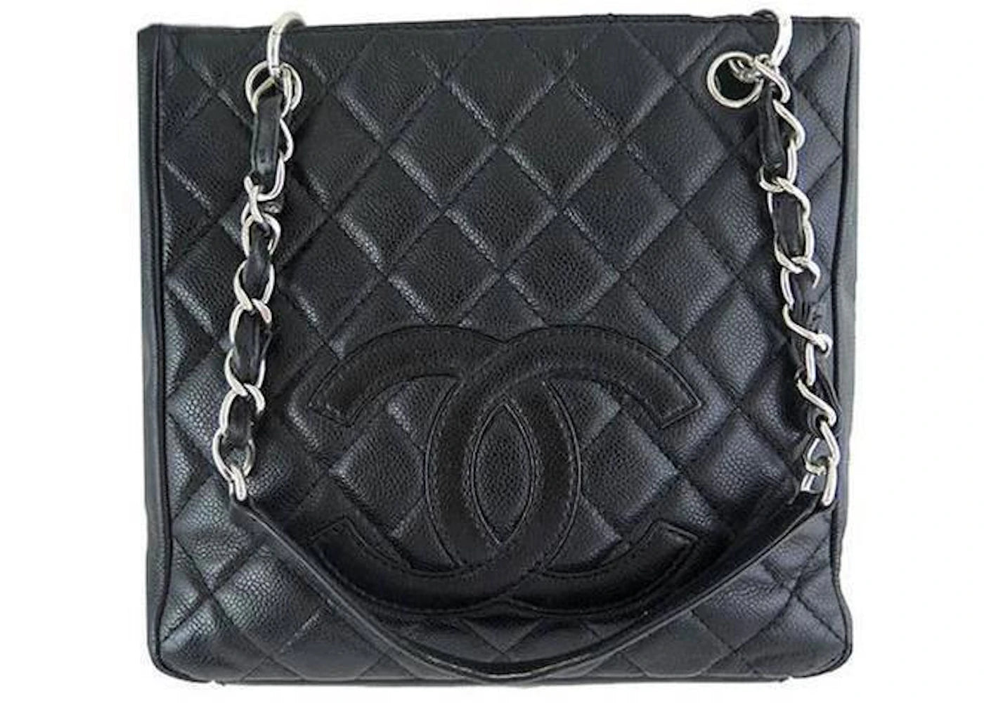 Chanel Petite Shopping Tote Quilted Petite Black