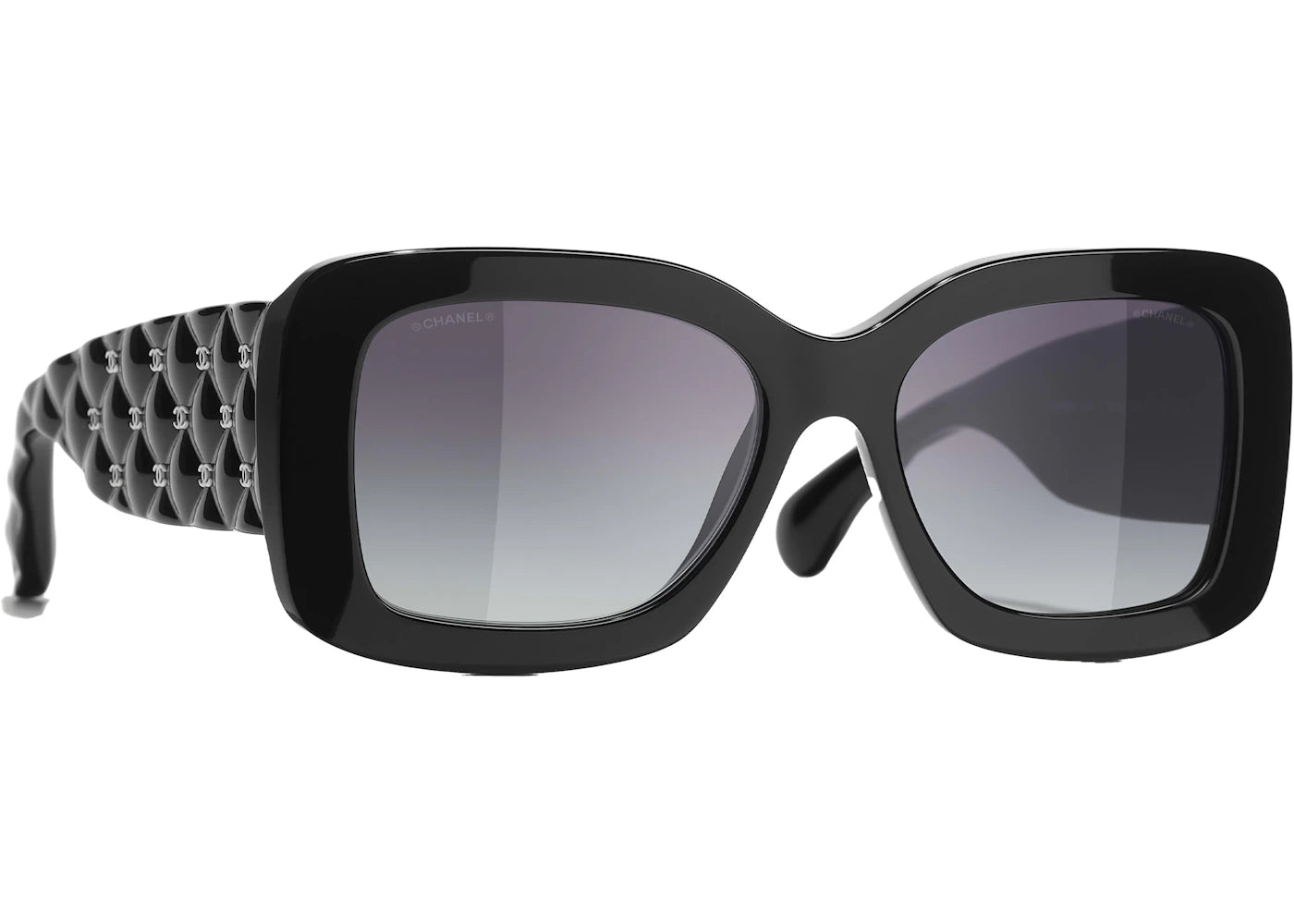 Chanel Rectangle Sunglasses Black (5483 C760/S6)