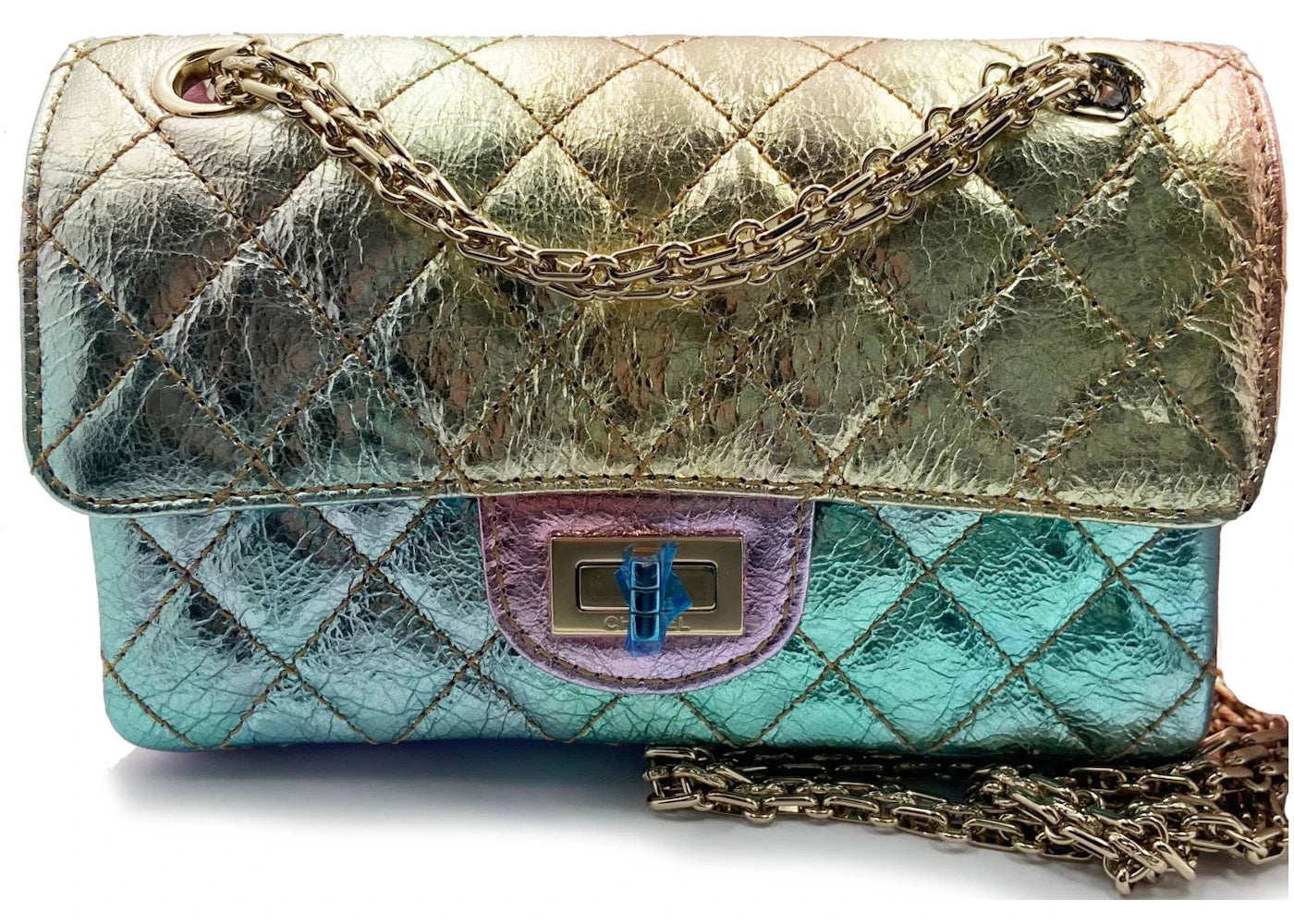 Chanel Reissue 2.55 Classic Double Flap Mini Rainbow