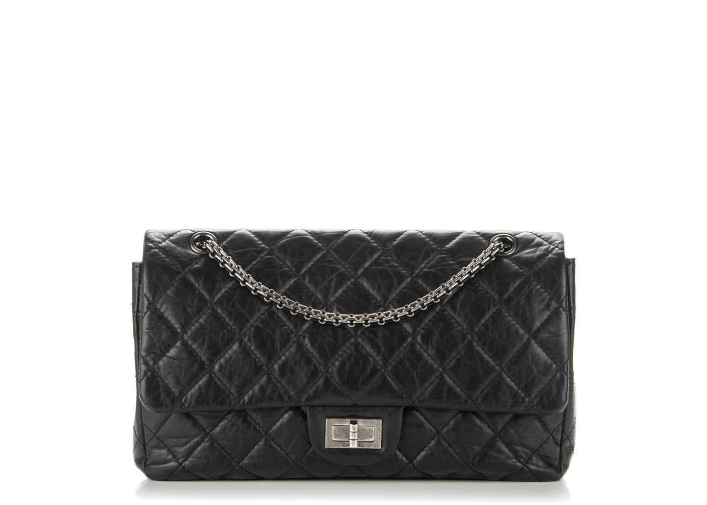 Chanel Reissue 2.55 Classic Double Flap Quilted 227 Black