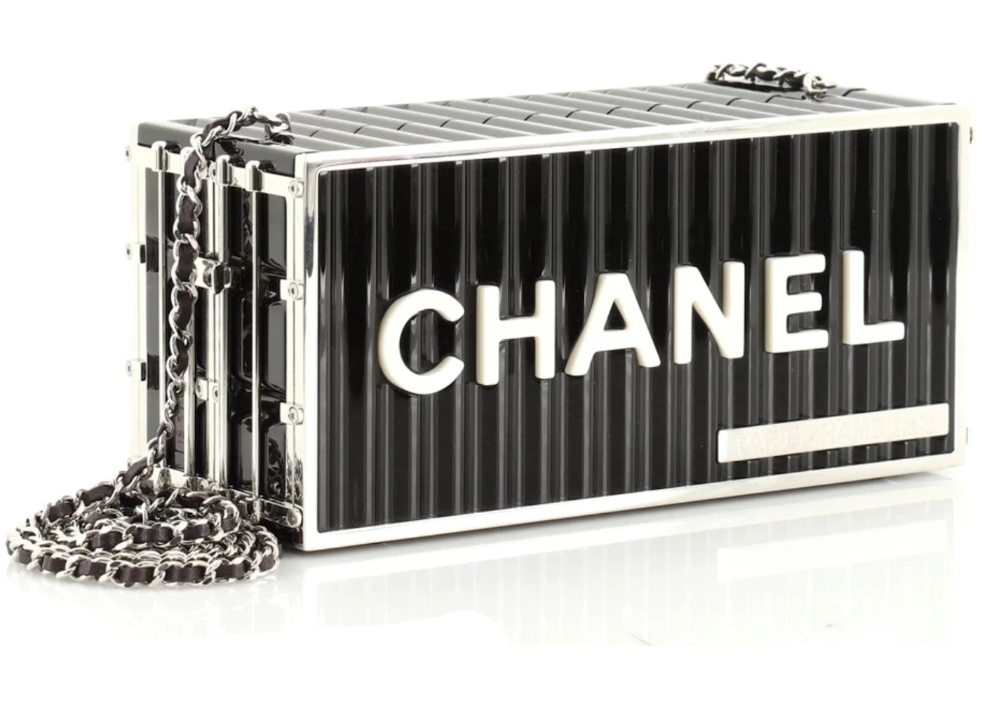 Chanel Shipping Container Minaudiere Black