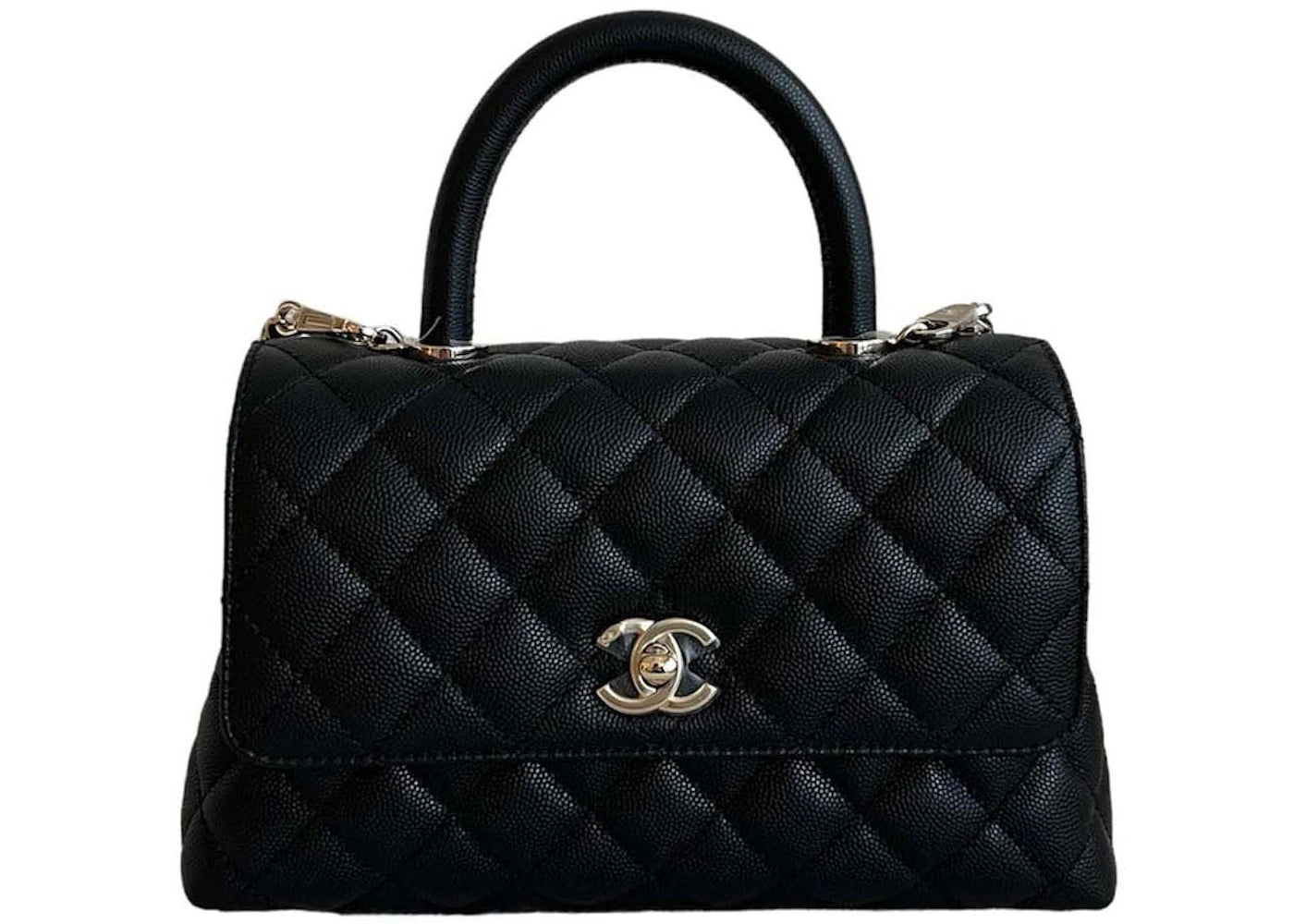 Chanel Small Coco Handbag Black (A92990)