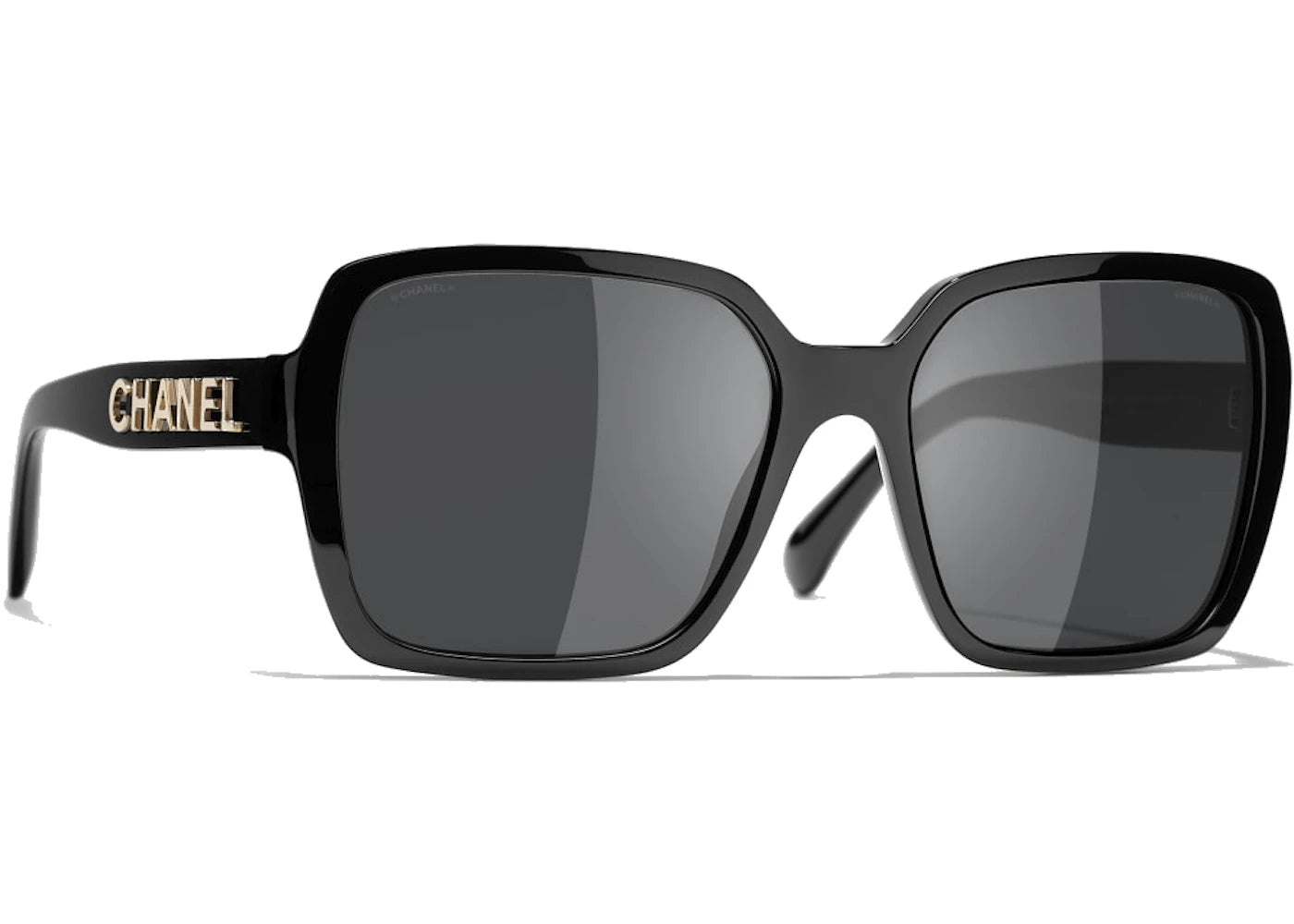 Chanel Square Sunglasses Black/Gray (5408 C622/S4)