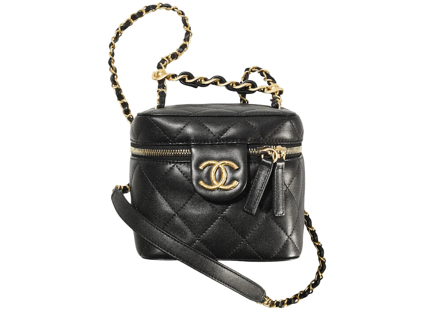 Chanel Vanity Case Small 22S Lambskin Black