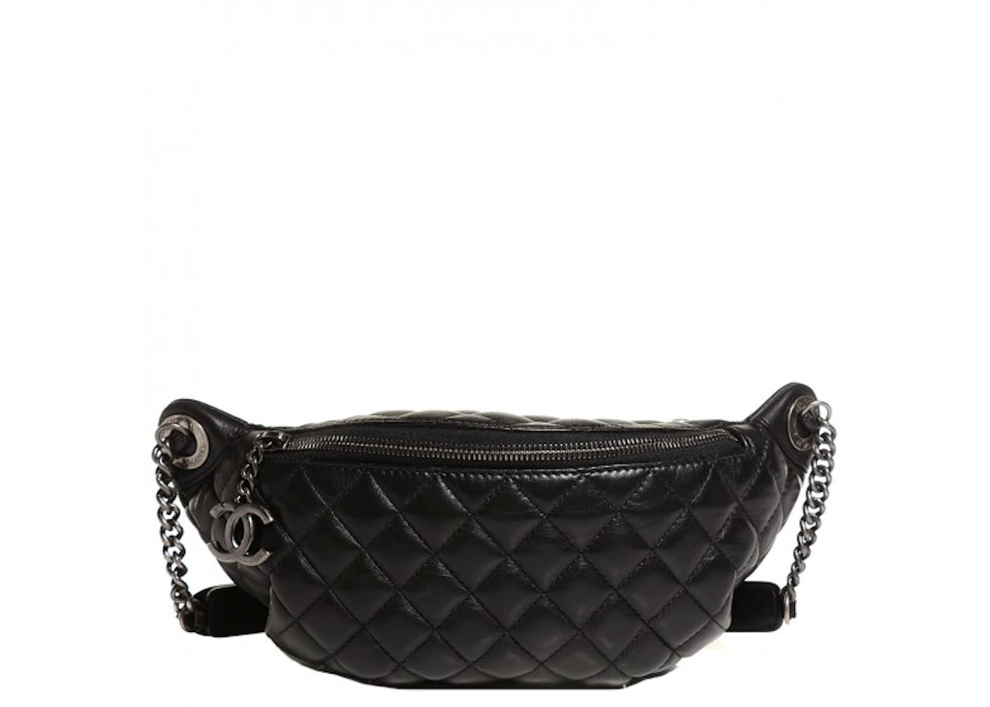 Chanel Waist Bag Quilted Black