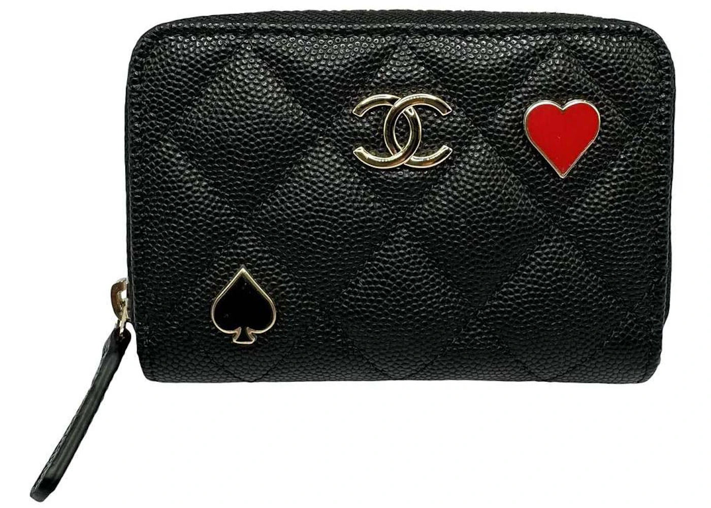 Chanel Zipped Coin Purse AP3082 Black