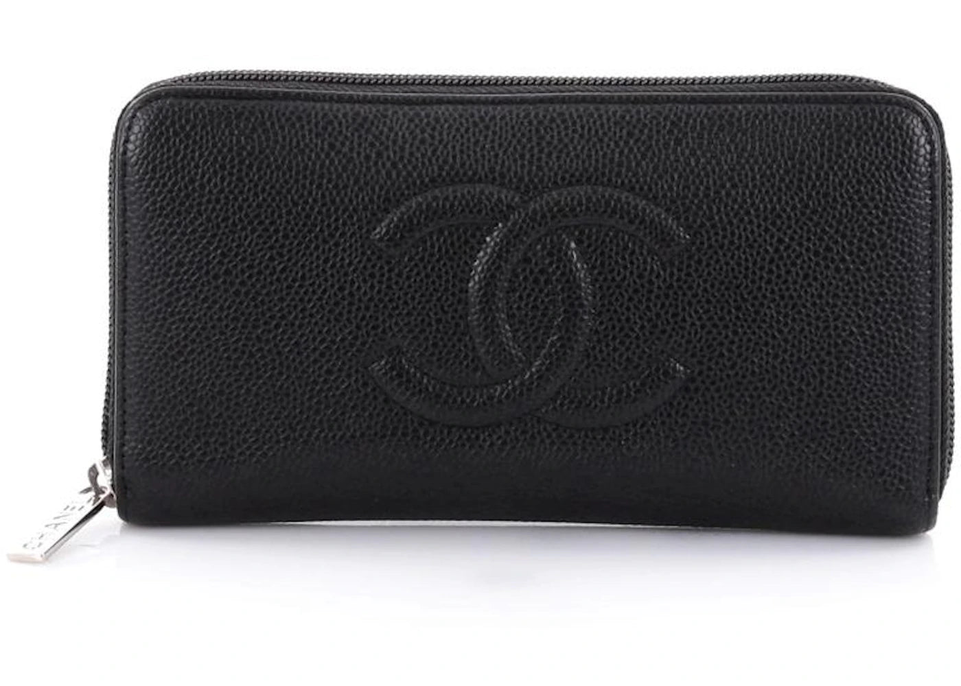 Chanel Timeless CC Zipped Organizer Wallet Long Black