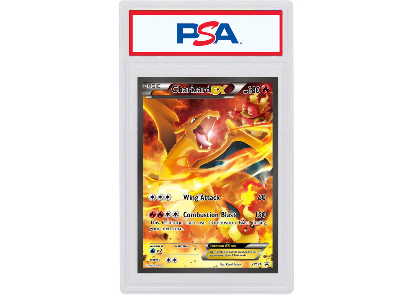 Charizard Full Art 2016 Pokémon XYP Red & Blue Collection Promo #XY121 (PSA or BGS Graded)