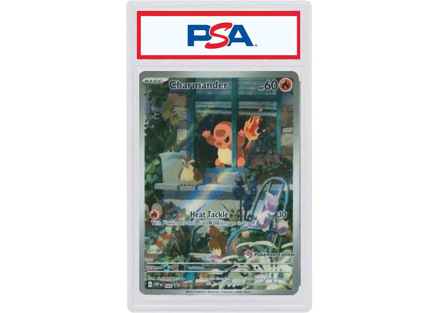 Charmander 2023 Pokémon SVP Obsidian Flames Pokémon Center ETB #044/SVP (PSA or BGS Graded)