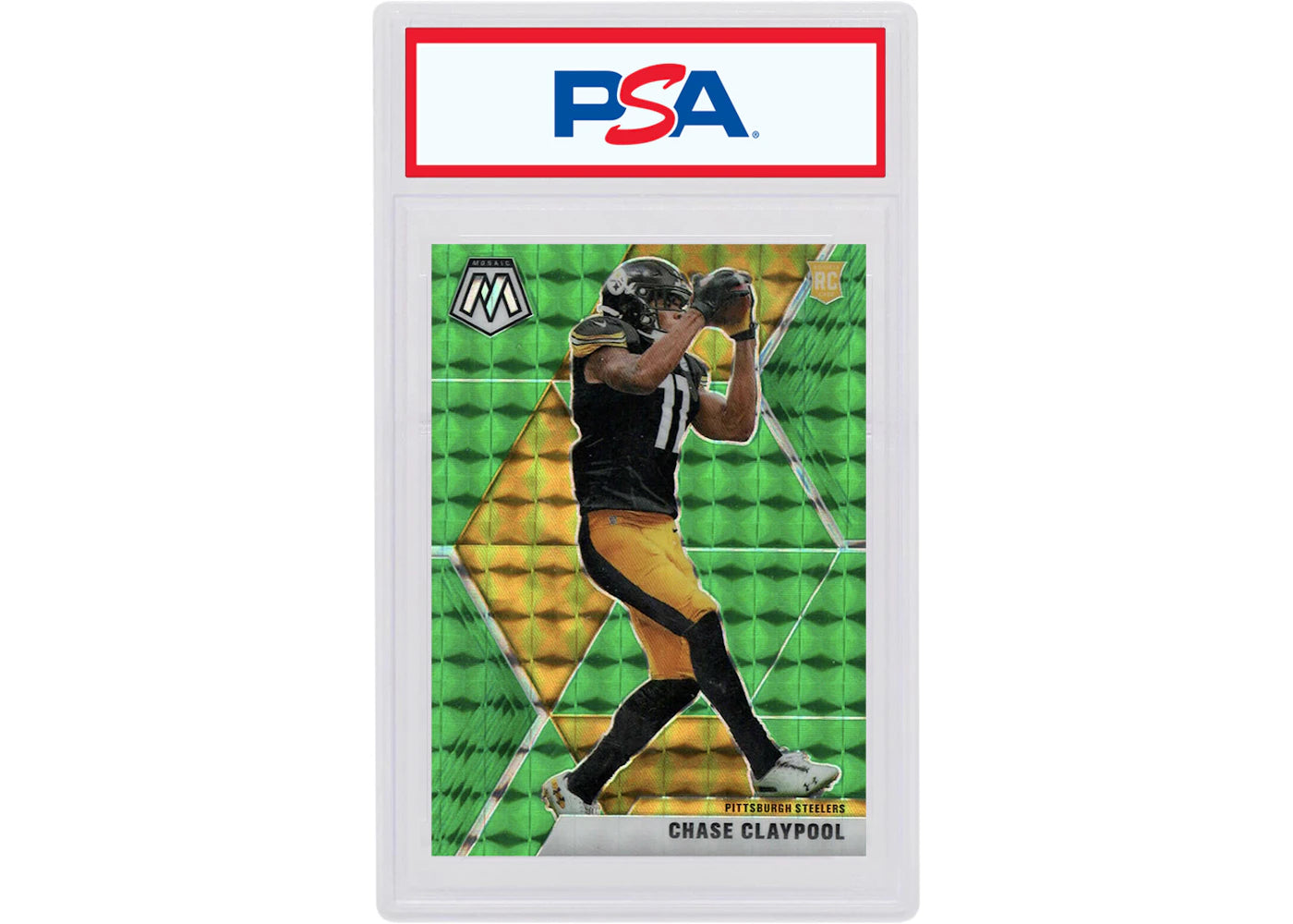 Chase Claypool 2020 Panini Mosaic Rookie Green #220 (PSA or BGS Graded)