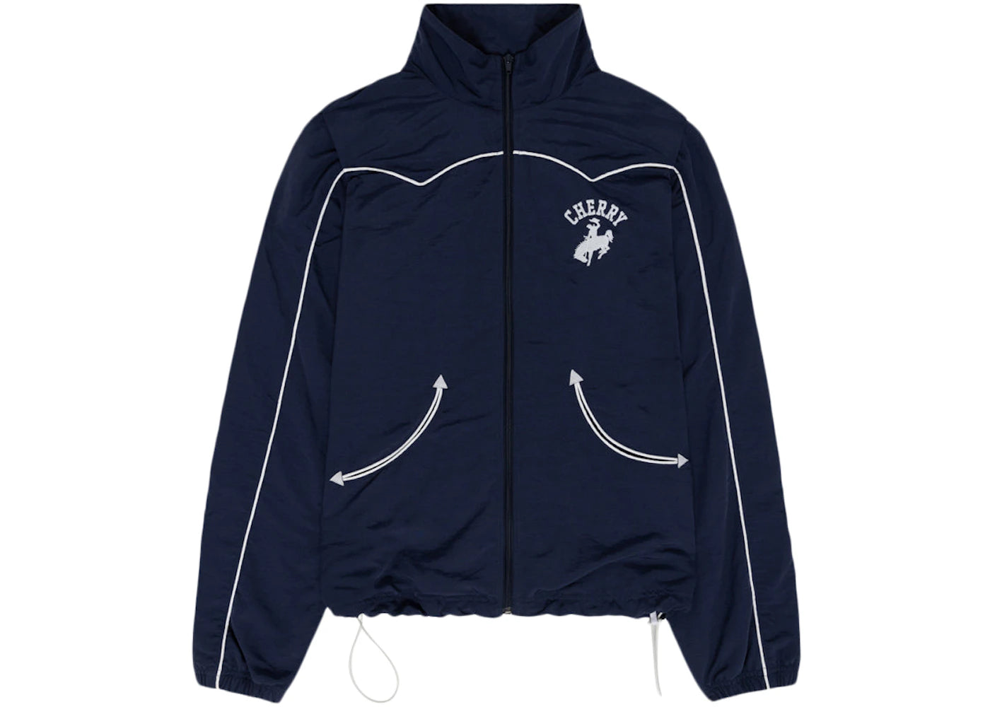 Cherry LA Western Track Jacket Navy