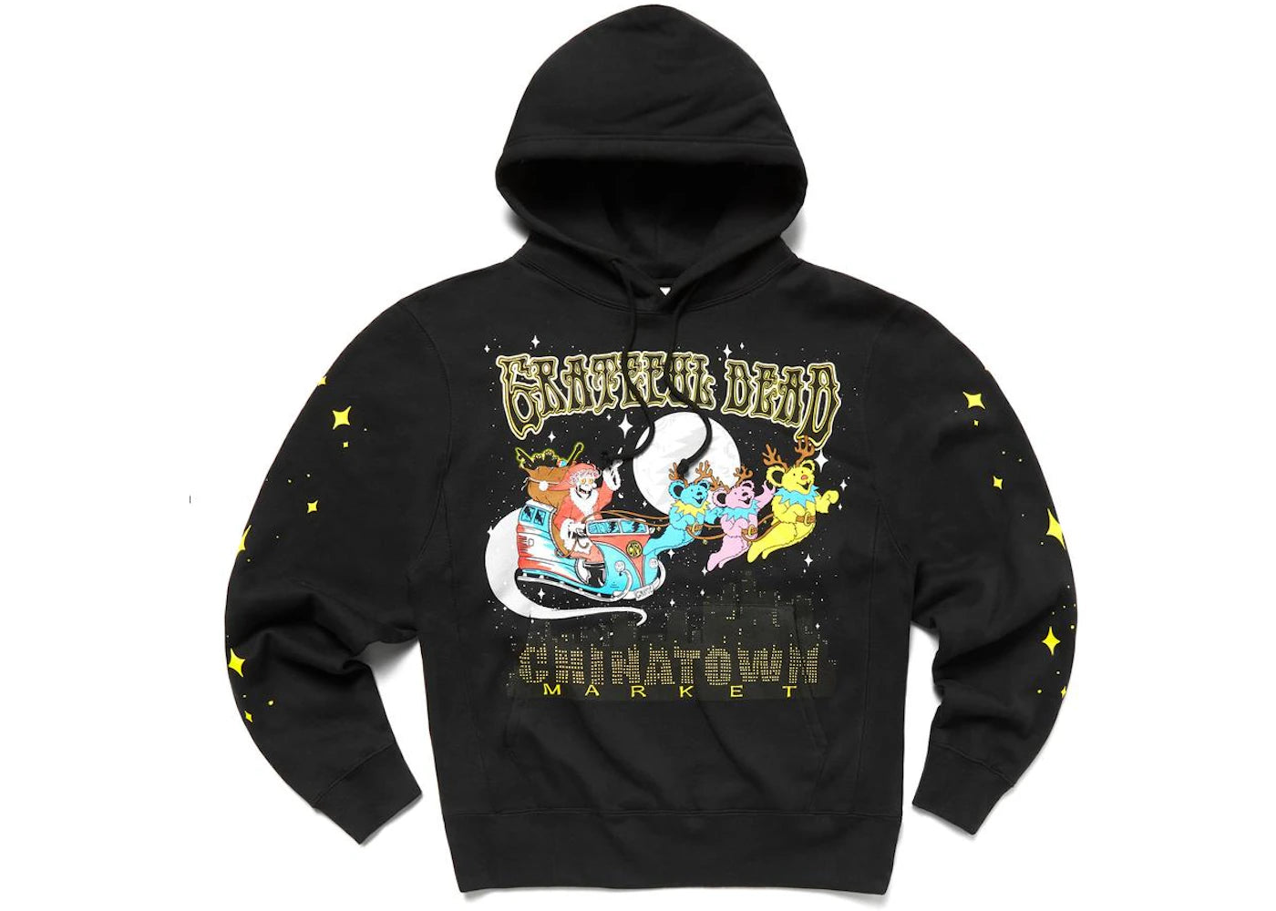 Market Grateful Dead Sleigh Hoodie Black