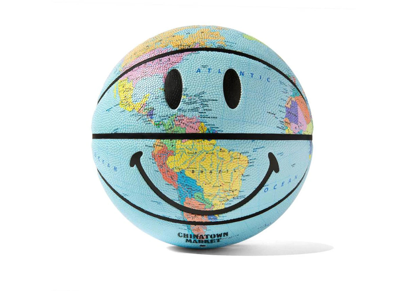 Chinatown Market Globe Smiley Basketball