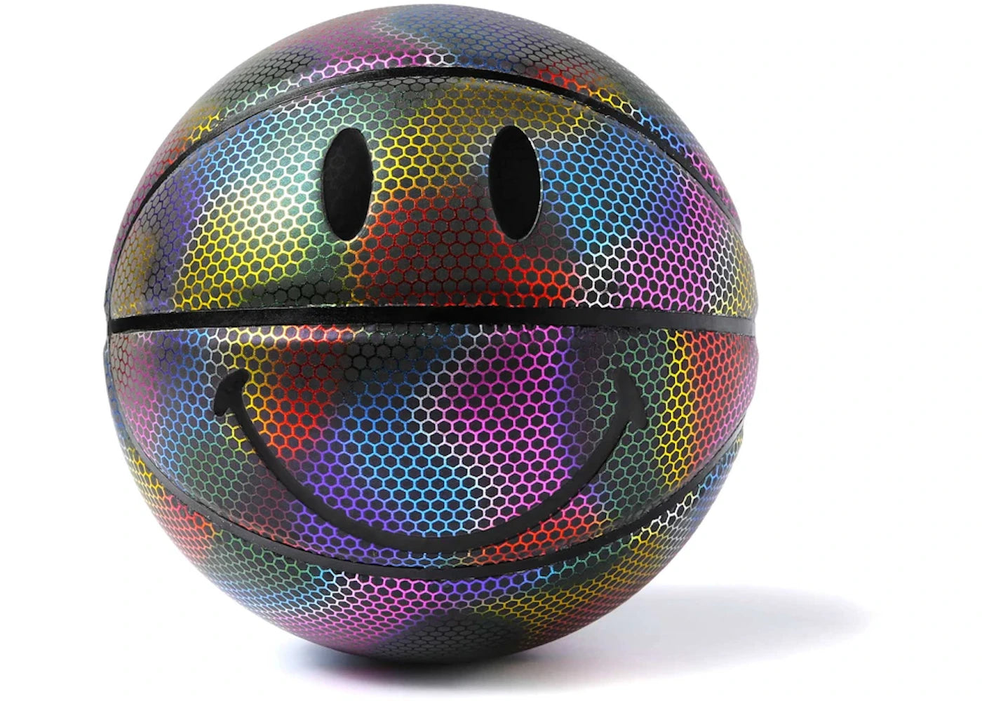 Chinatown Market Iridescent Smiley Basketball Multi