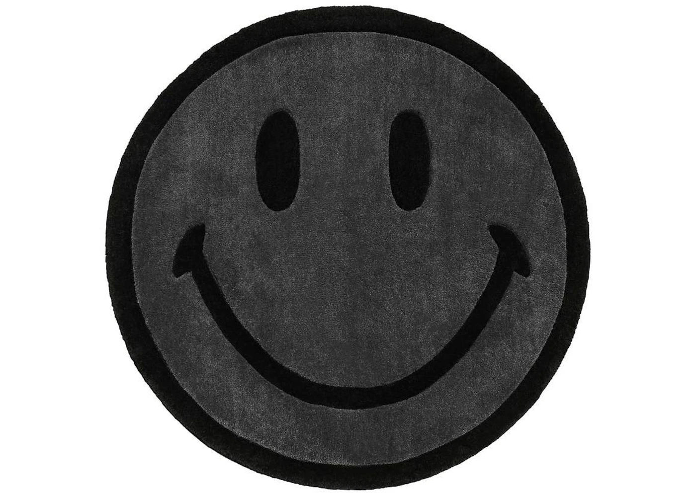 Chinatown Market Monochrome Smiley Rug