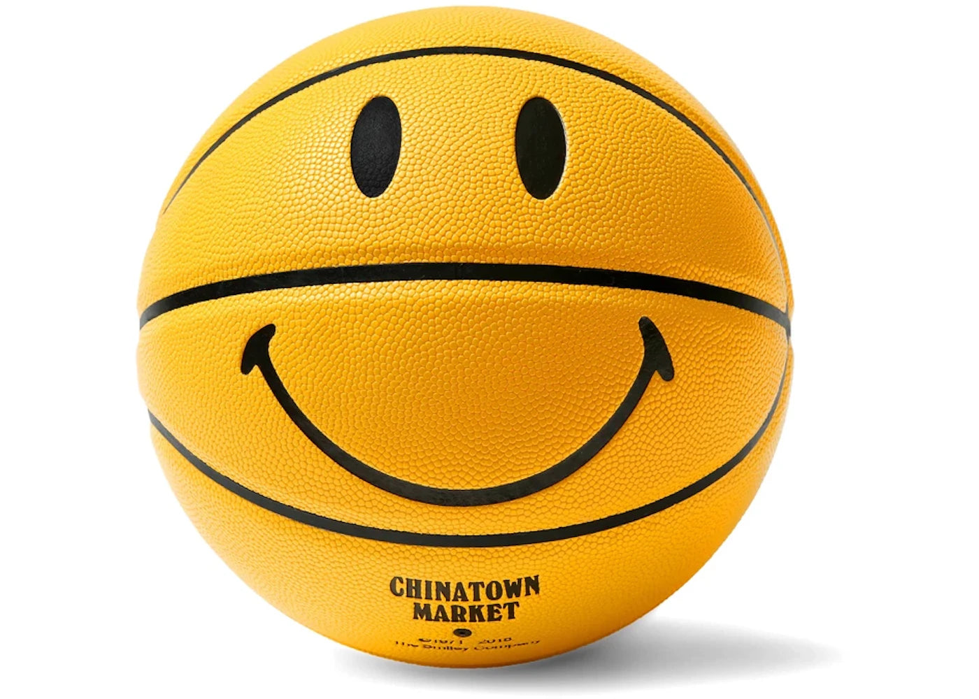 Chinatown Market Smiley Basketball Yellow