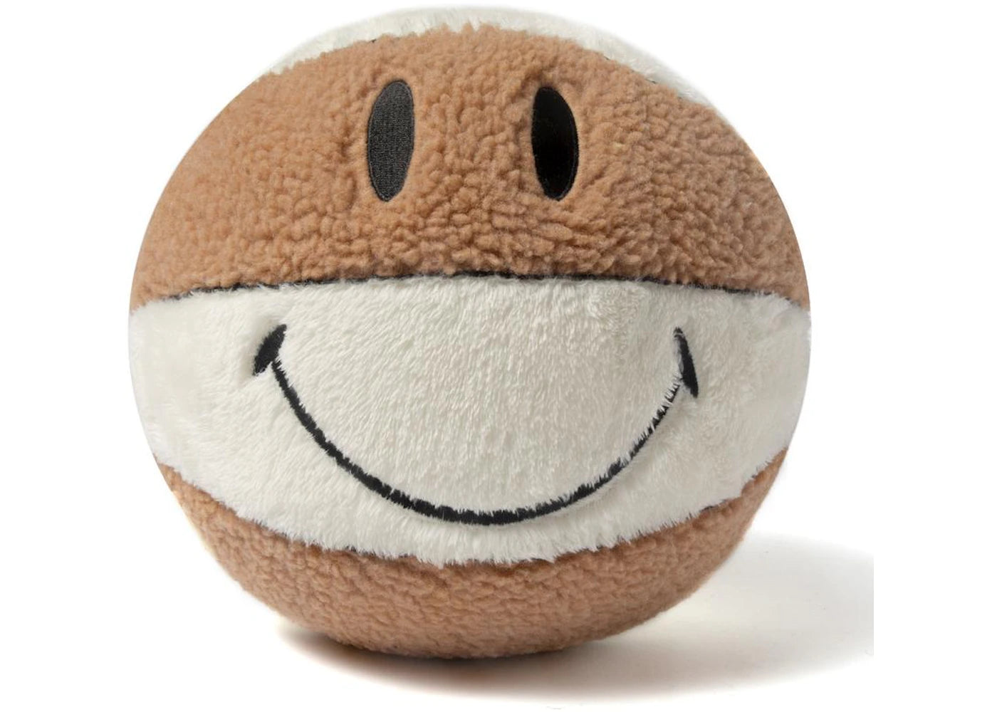 Chinatown Market Smiley Plush Basketball Brown/White