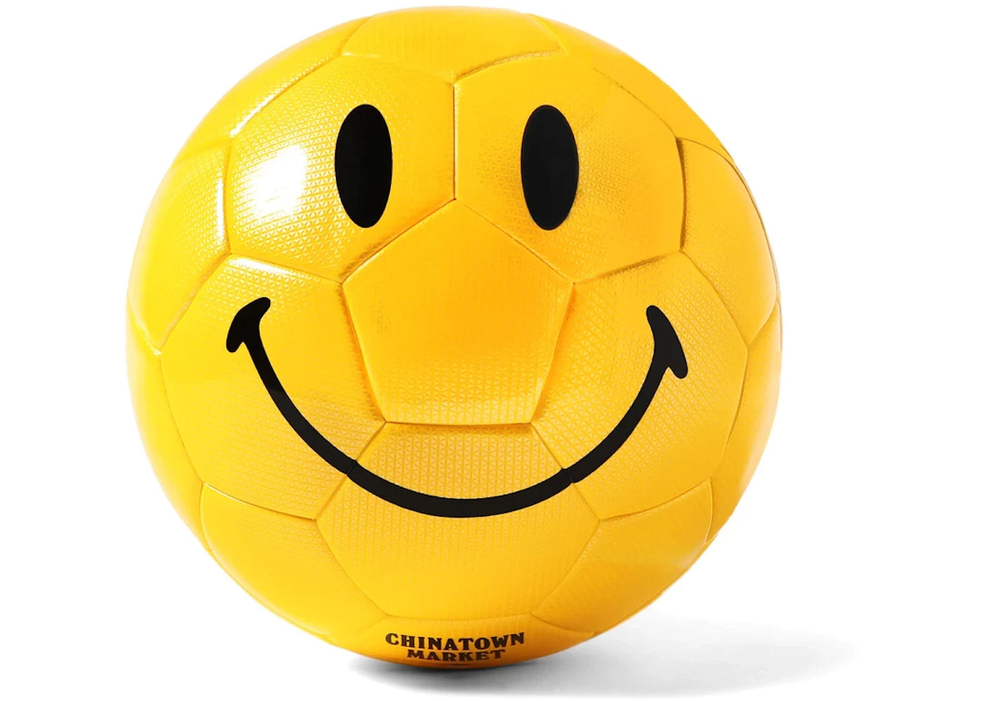 Chinatown Market Smiley Soccer Ball Yellow