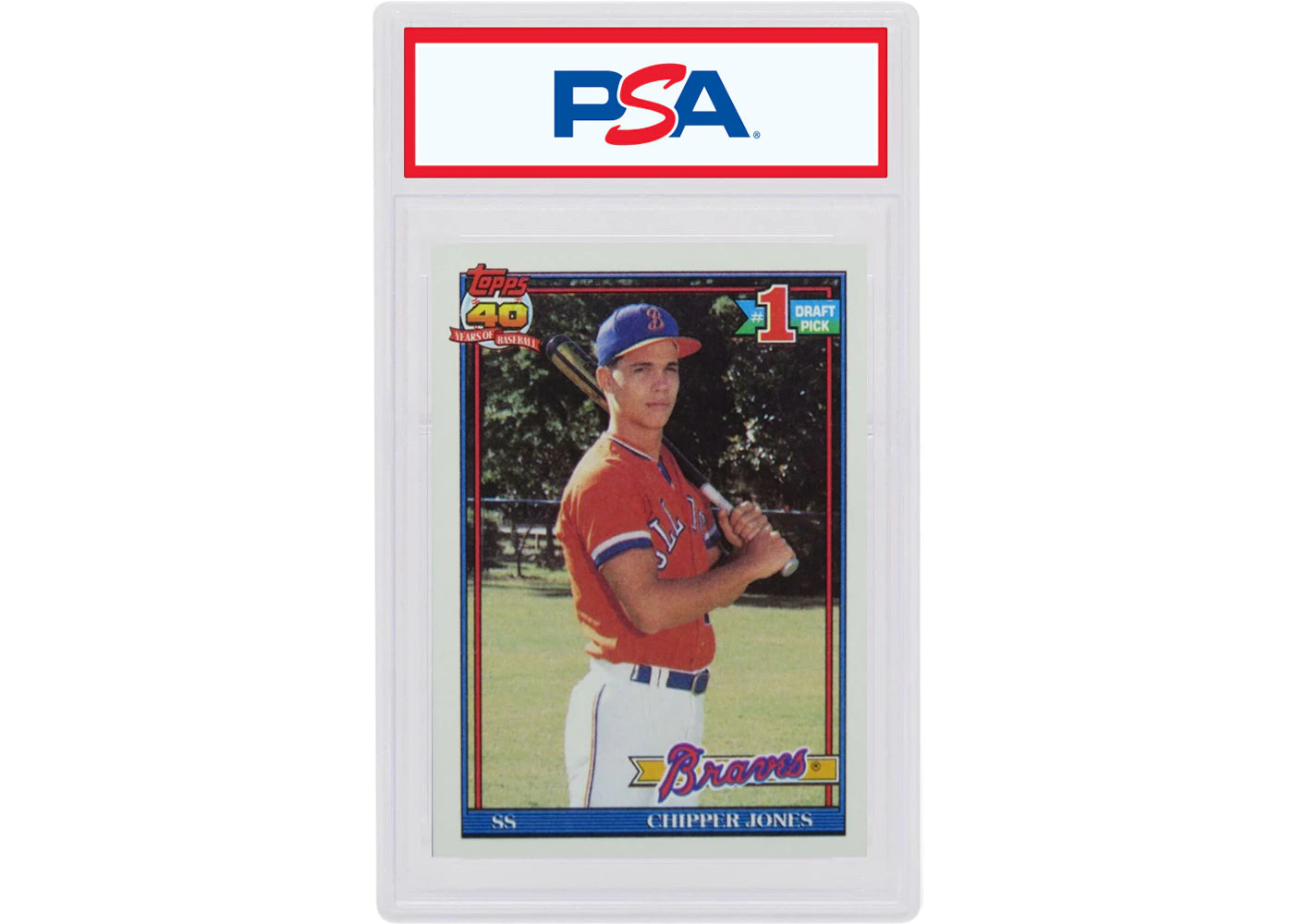 Chipper Jones 1991 Topps Rookie #333 (PSA or BGS Graded)