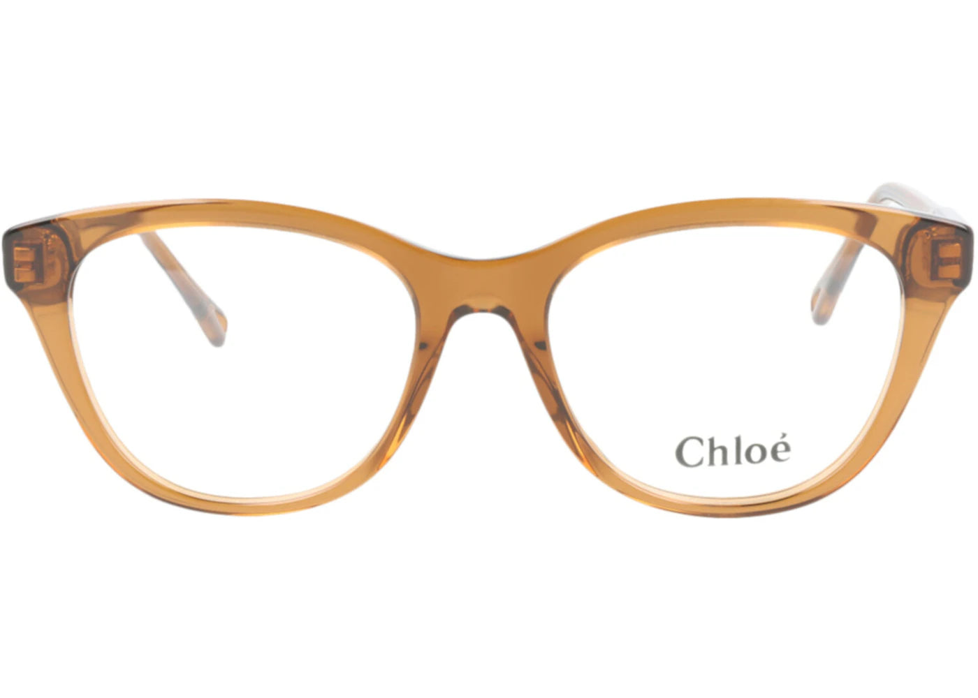 Chloe Cat Eye-Frame Bio Acetate Optical Frames Brown Brown (CH0085O-30012484-006)