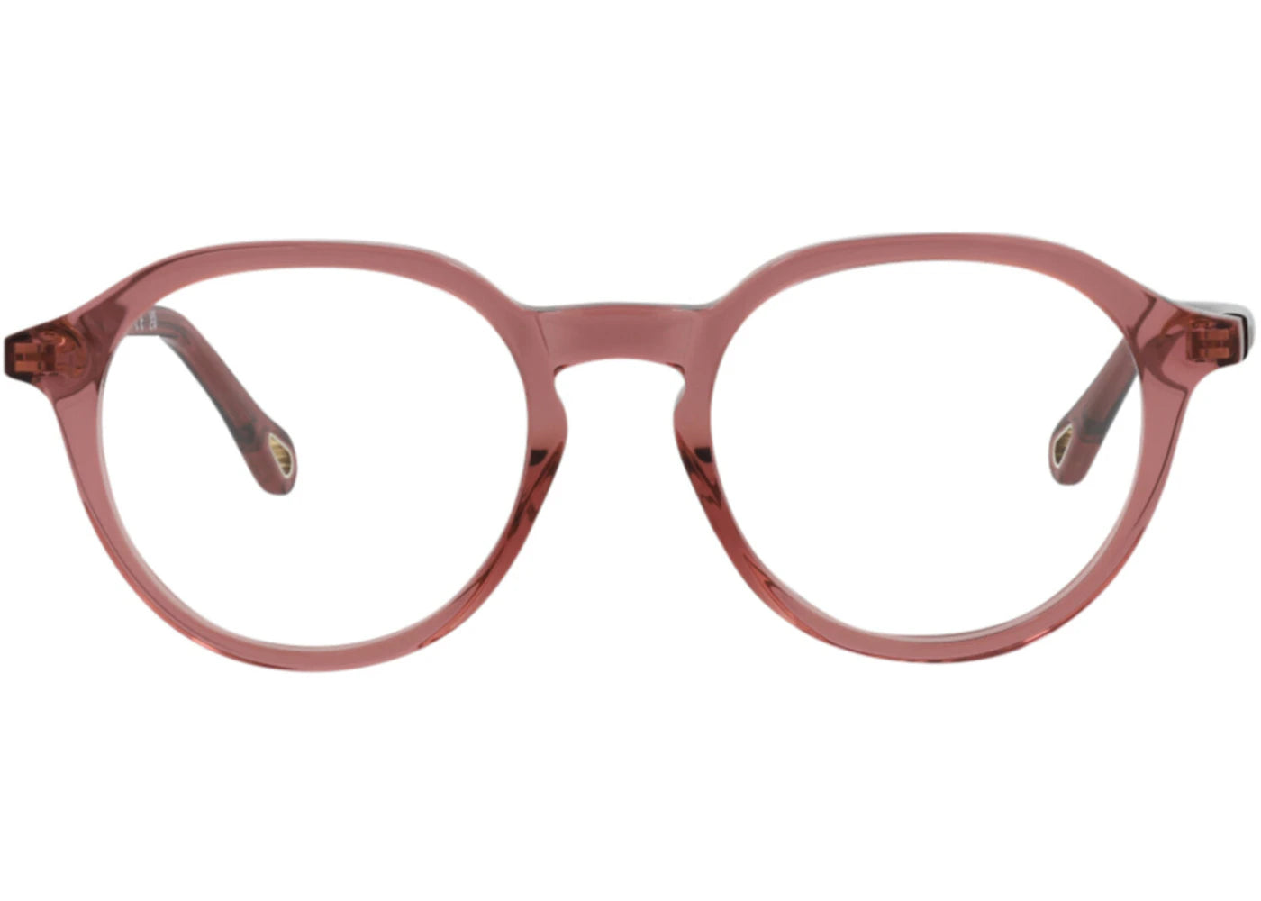 Chloe Round-Frame Bio Acetate Optical Frames Pink Pink Transparent (CH0012O-30009838-002)