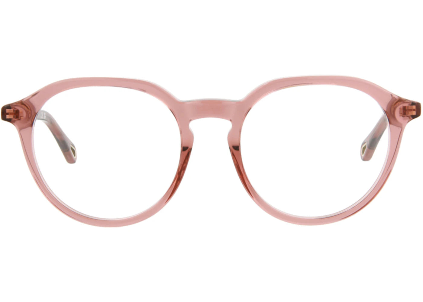 Chloe Round-Frame Bio Acetate Optical Frames Pink Pink Transparent (CH0012O-30009838-006)