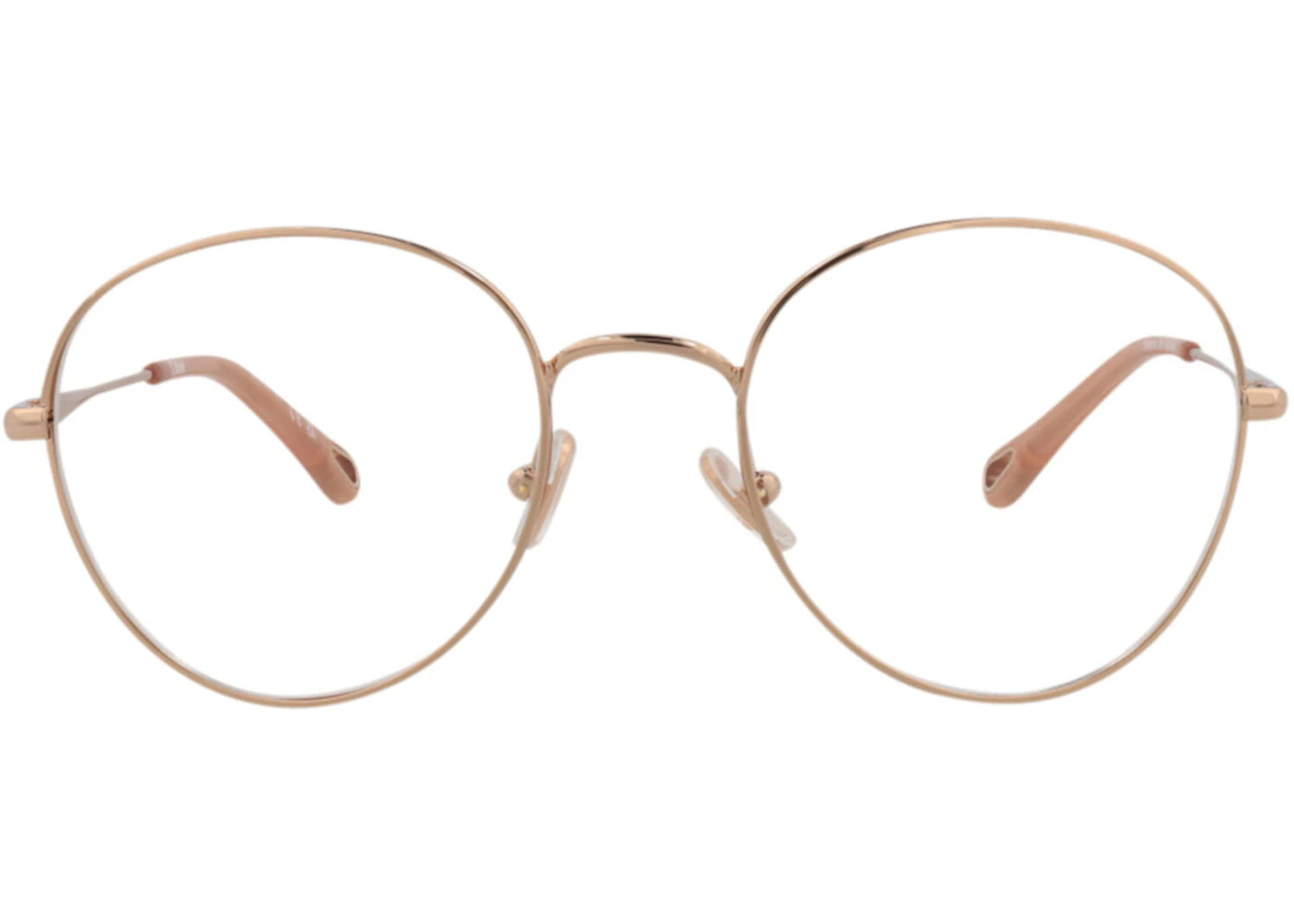 Chloe Round-Frame Metal Optical Frames Gold Gold Transparent (CH0021OA-30009911-002)