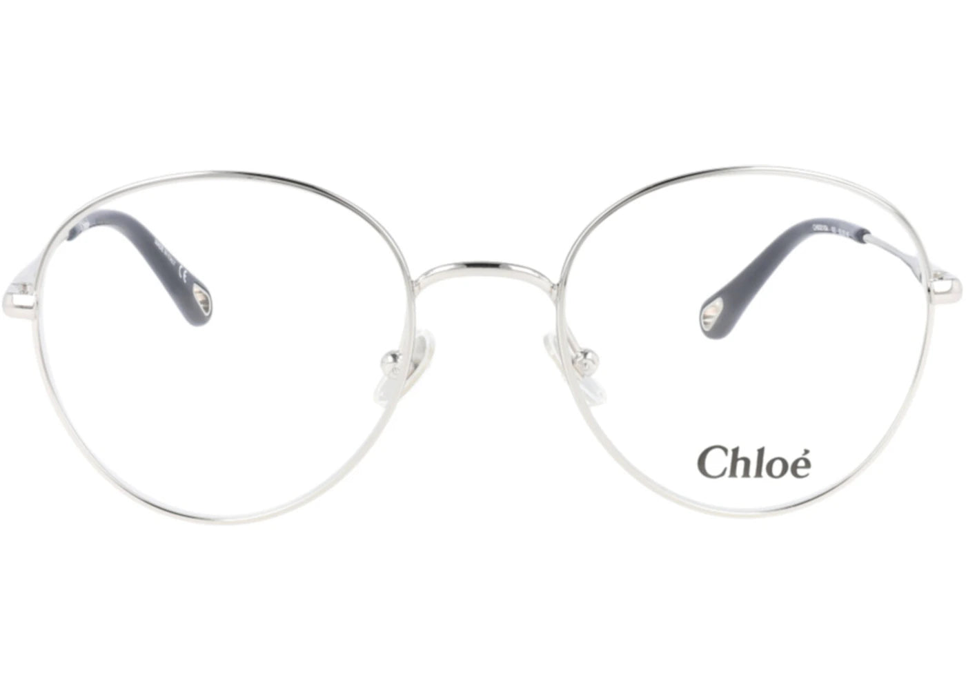 Chloe Round-Frame Metal Optical Frames Silver Silver Transparent (CH0021OA-30009911-003)