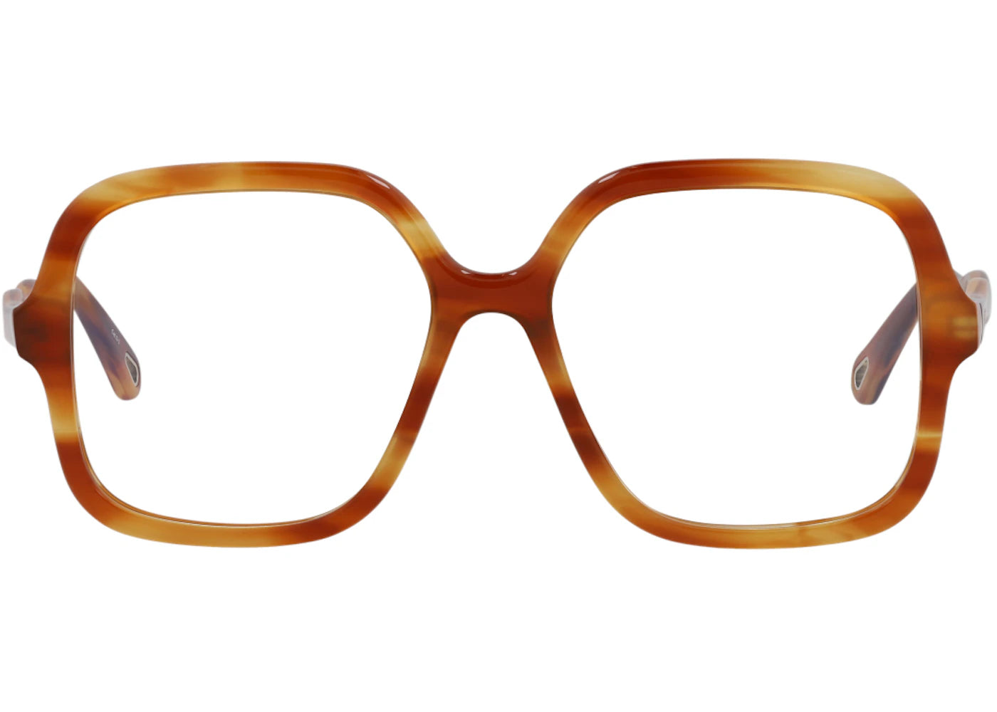 Chloe Square-Frame Bio Acetate Sunglasses Havana Havana Transparent (CH0091S-30013115-001)