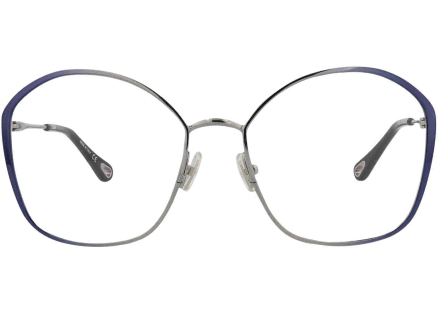 Chloe Square-Frame Metal Optical Frames Blue Blue Transparent (CH0017OA-30009909-001)