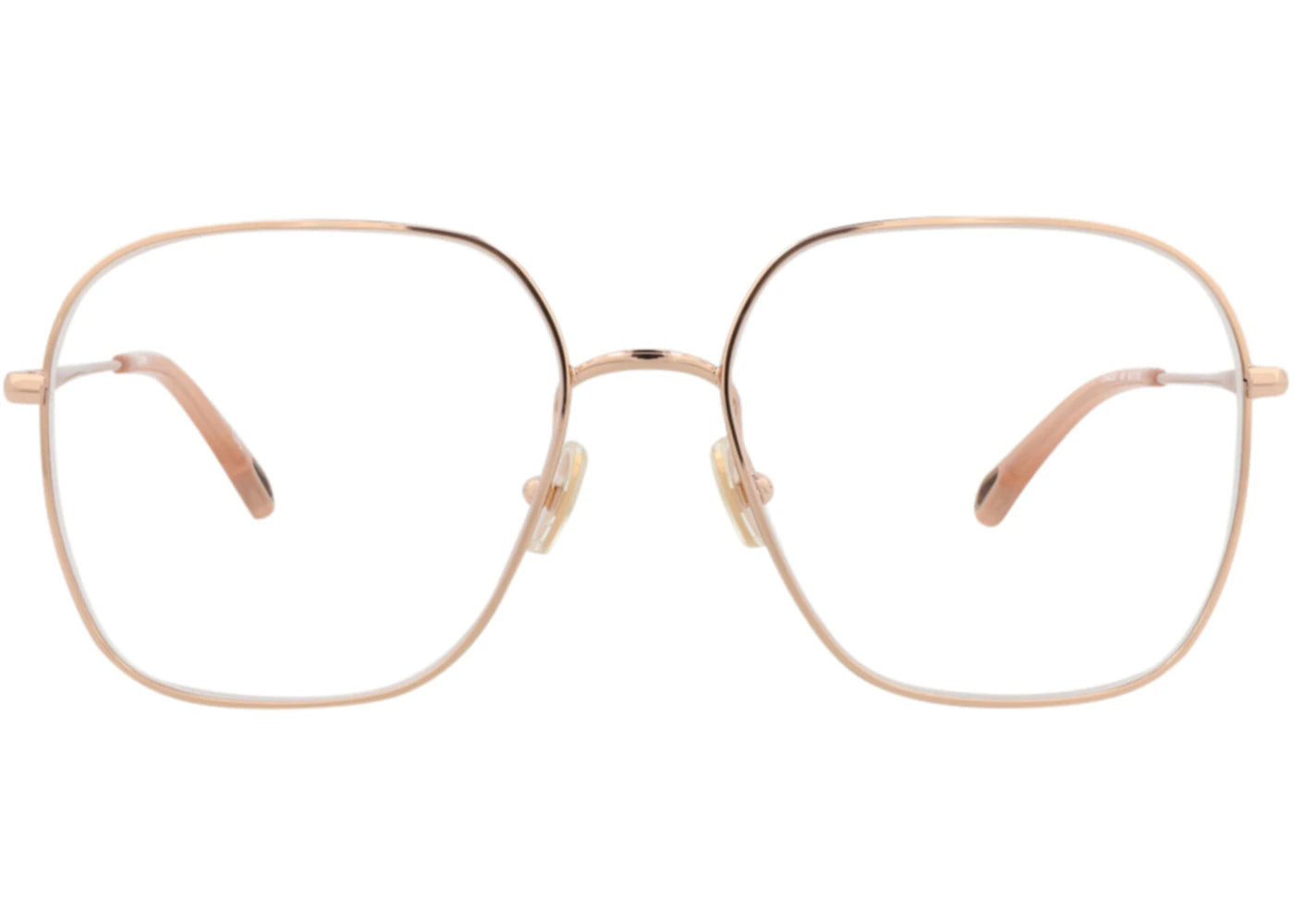 Chloe Square-Frame Metal Optical Frames Gold Gold Transparent (CH0023O-30009875-002)